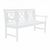 Bradley Diamond 3-Piece Wood Patio Rectangular Table Dining Set - White V1336SET32 #3