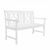 Bradley Diamond 4-Piece Wood Patio Curvy Legs Table Dining Set - White V1337SET29 #4