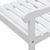 Bradley Diamond 4-Piece Wood Patio Rectangular Table Dining Set - White V1336SET30 #7
