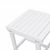 Bradley Modern Outdoor Patio Wood 3-Piece Conversation Set - White V1844SET3 #5