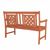 Malibu Outdoor 3-Piece Wood Patio Curvy Legs Table Dining Set V189SET50 #6