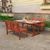Malibu Outdoor 3-Piece Wood Patio Extendable Table Dining Set V232SET43 #2