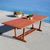 Malibu Outdoor 3-Piece Wood Patio Extendable Table Dining Set V232SET44 #3