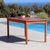 Malibu Outdoor 3-Piece Wood Patio Rectangular Table Dining Set V98SET69 #3