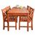 Malibu Outdoor 5-Piece Wood Patio Dining Set V98SET6 #3