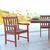 Malibu Outdoor 7-Piece Wood Patio Dining Set with Curvy Leg Table V189SET10 #5