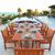 Malibu Outdoor 7-Piece Wood Patio Dining Set with Extension Table V232SET1 #2