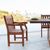 Malibu Outdoor 9-Piece Wood Patio Dining Set with Extension Table V232SET20 #3