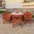 Malibu Outdoor 9-Piece Wood Patio Extendable Table Dining Set V232SET42 #6