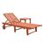Malibu Outdoor Patio Wood 2-Piece Beach & Pool Lounge Set V1802SET1
