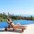 Malibu Outdoor Wood Folding Sunbathing Chaise Lounge V255 #4