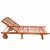 Malibu Outdoor Wood Folding Sunbathing Chaise Lounge V255 #7