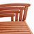 Malibu Slatted Outdoor Patio Stacking Armchair - Wood V1387 #3