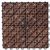 Outdoor Patio 12-Diagonal Slat Eucalyptus Interlocking Deck Tile (Set of 10 Tiles) V182 #2