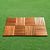 Outdoor Patio 6-Slat Acacia Interlocking Deck Tile (Set of 10 Tiles) V353 #2