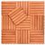 Outdoor Patio 6-Slat Eucalyptus Interlocking Deck Tile (Set of 10 Tiles) V169 #3