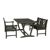 Renaissance Outdoor 3-Piece Wood Patio Extendable Table Dining Set V1294SET27