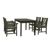 Renaissance Outdoor 5-Piece Wood Patio Rectangular Table Dining Set V1297SET29