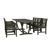 Renaissance Outdoor 7-Piece Wood Patio Extendable Table Dining Set V1294SET25
