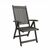Renaissance Outdoor Patio Hand-scraped Wood 5-Piece Dining Set with Reclining Chairs V1300SET10 #4