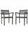 Renaissance Outdoor Patio Hand-scraped Wood 5-Piece Dining Set with Stacking Chairs V1300SET13 #5