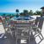 Renaissance Outdoor Patio Hand-scraped Wood 7-Piece Dining Set with Reclining Chairs V1297SET26 #2