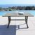 Renaissance Outdoor Patio Hand-scraped Wood Rectangular Dining Table with Curvy Legs
 V1300 #3