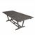 Renaissance Outdoor Patio Hand-scraped Wood Rectangular Extension Table with Foldable Butterfly V1294 #5
