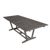 Renaissance Outdoor Patio Hand-scraped Wood Rectangular Extension Table with Foldable Butterfly V1294
