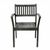 Renaissance Slatted Outdoor Patio Stacking Armchair - Hand-scraped Wood V1805 #4