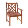 Malibu Modern Outdoor Garden Armchair - Wood V187
