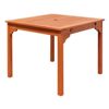 Malibu Outdoor 35" Stacking Square Table V1104