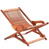Malibu Outdoor Wood Folding Lounge Chair V157