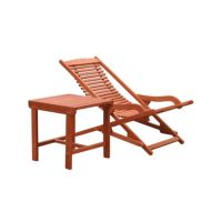 Malibu Wood Outdoor Patio 2-Piece Comfort Lounge Set V1802SET9