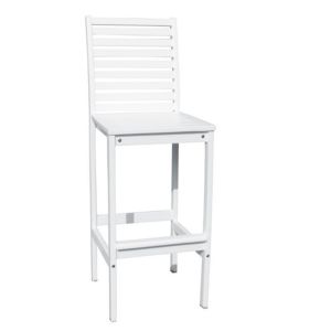 Bradley Outdoor Bar Chair - White V1356