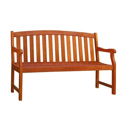 Malibu Outdoor Patio 5-foot Wood Garden Bench V275