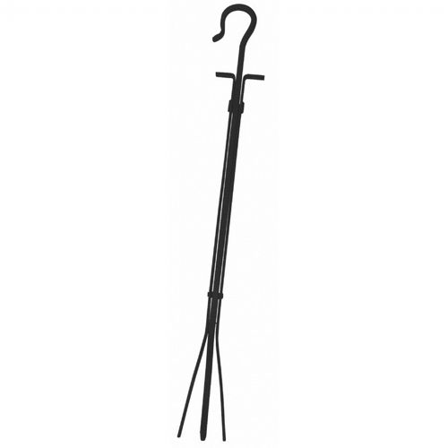 29.5" Black Finish Tongs With Crook Handle BR-T-1004
