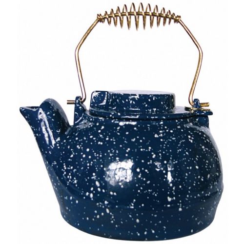 Porcelain Coated Kettle-Blue With White Speckles 2.5 Quart BR-C-1923