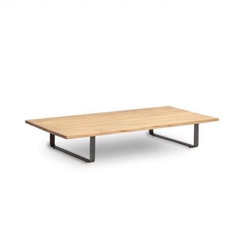 Bitta Rectangle Modern Outdoor Coffee Table with Teak Top GK-70704-726