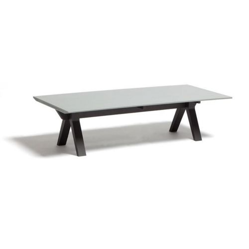 Vieques Modern Outdoor Coffee Table 55 inch with Fiberstone Top GK56400-067