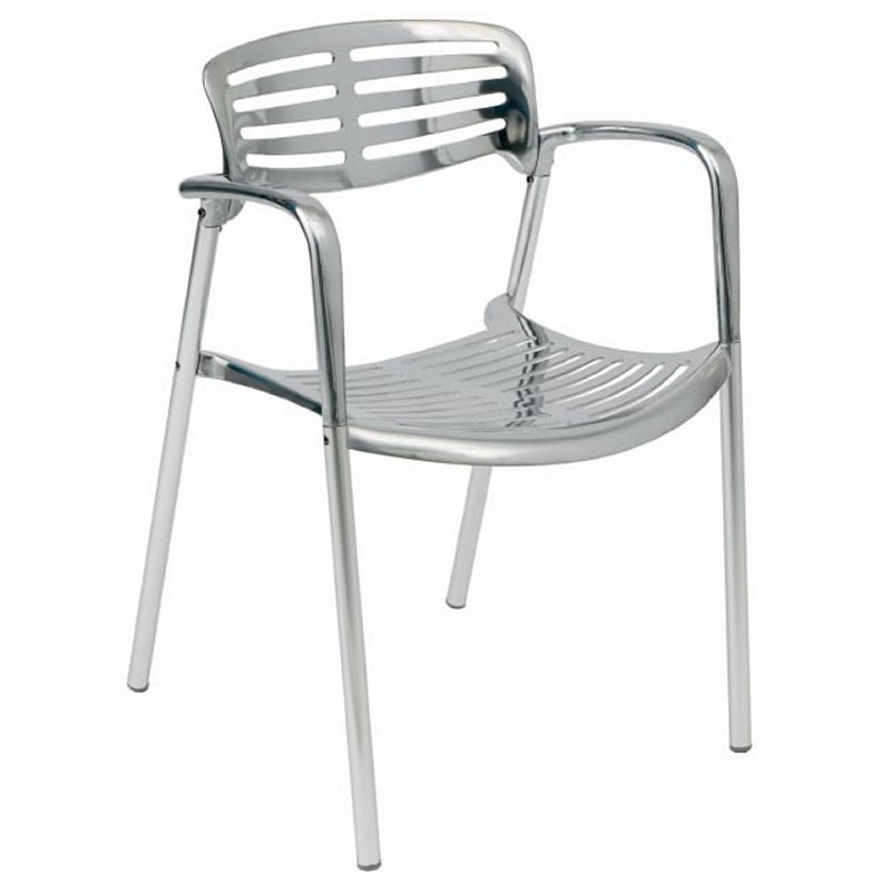 Vienna Chrome Outdoor Dining Chair NVHGGA300 CozyDays