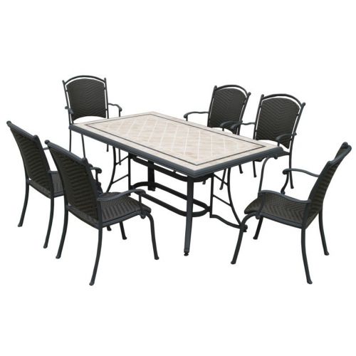 Tuscan 7 Piece Outdoor Dining Set TO-TLD7-WV