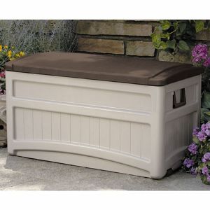 Outdoor Storage Deck Box 73 Gallons w/Bronze Lid SUDB8000B