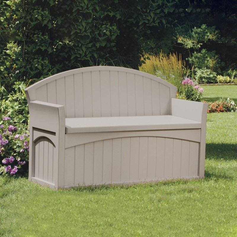 Patio Bench Storage Box 50 Gallons SUPB6700 CozyDays