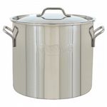 Economy Brew Kettle with Domed Lid 30 Qt Stainless Steel BY1430