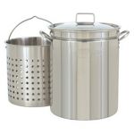 Steam Boil Fry Stockpot - 44 Qt Stainless Steel BY1144