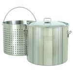 Steam Boil Fry Stockpot - Giant 122 Qt Stainless Steel BY1122