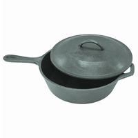 Cast Iron 3-QT. Covered Skillet BY7440
