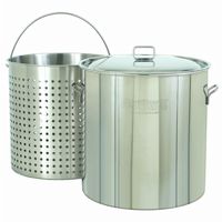 Steam Boil Fry Stockpot - Giant 102 Qt Stainless Steel BY1102