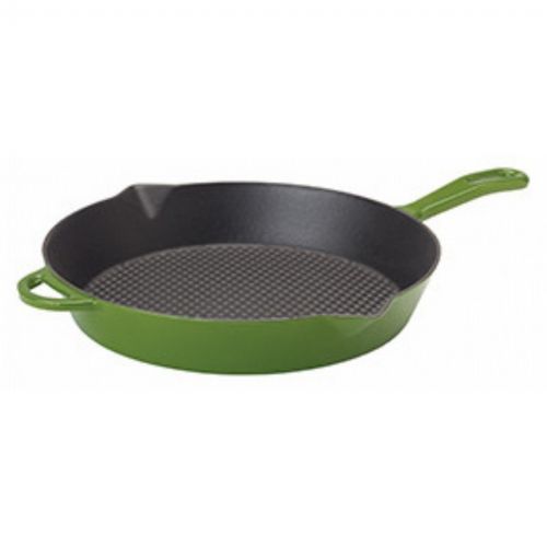 Enameled Cast Iron 10.5-in Skillet Cypress Green BY7730G